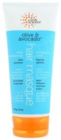 EARTH SCIENCE: Olive and Avocado Hair Masque, 6 oz