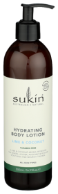 SUKIN: Lime and Coconut infused Hydrating Body Lotion, 16.9 fo