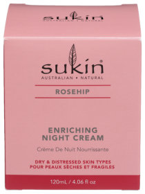 SUKIN: Enriching Night Cream Rosehip, 4.06 fo