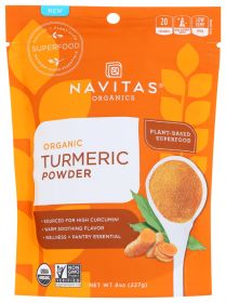 NAVITAS: Organic Turmeric Powder, 8 oz