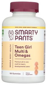 SMARTYPANTS: Teen Girl Multi and Omegas, 120 pc