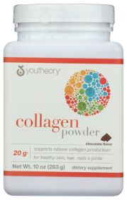 YOUTHEORY: Collagen Powder Chocolate, 10 oz